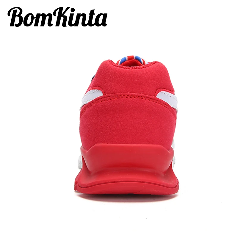 BomKinta Mixed Colors Blue Red Casual Shoes Men Non-Slip Sneakers Plus Size 46 Breathable Walking Male Footwear | Обувь