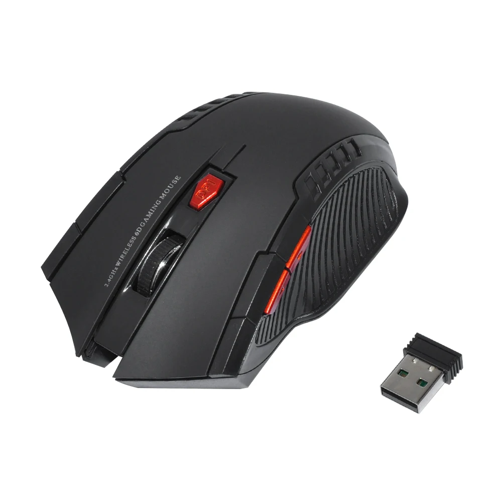 Deepfox 2,4 ГГц Беспроводная 6D игровая мышь 6 клавиш USB приемник Pro геймер Мыши для ПК Ноутбук Настольная профессиональная компьютерная мышь
