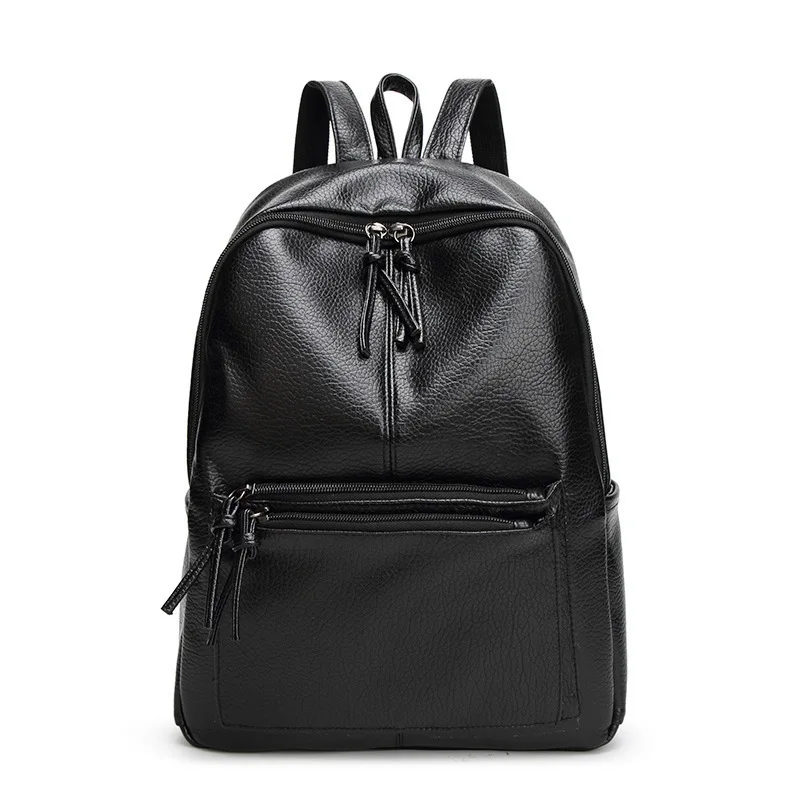 Корейская мода Искусственная кожа сумки Для женщин Тетрадь Backpackes Путешествия
