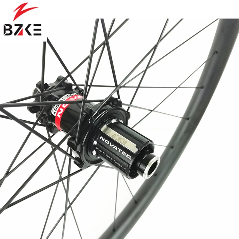 Колеса MTB 29 Углеродные велосипедные колеса для все горы 29er карбоновые колеса boost велосипедные колеса для AM 36 мм ширина Novatec XDS641/642
