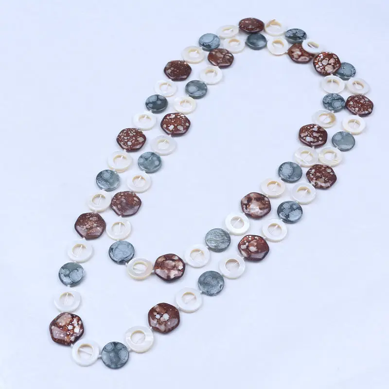 Модное ожерелье из бисера в виде пресноводной ракушки пляжные украшения ручной