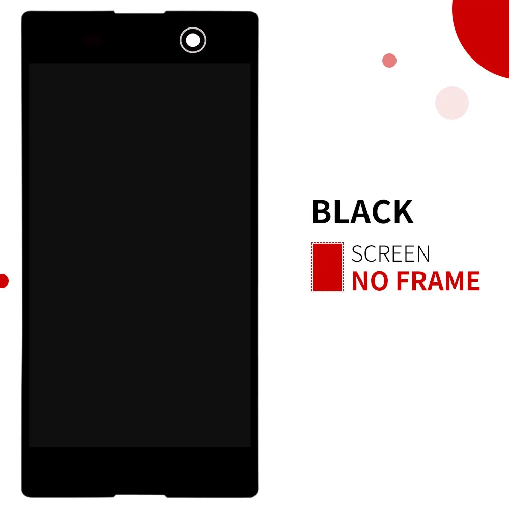 ЖК дисплей + сенсорный экран рамка для Sony Xperia M5 сменные детали E5603 E5606 E5653 E5633|Экраны