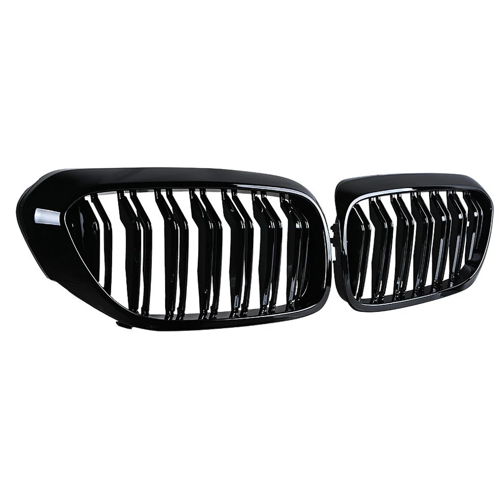 Решетка для переднего бампера BMW 5 series M5 G31 520i 530i 540i 2-slat Черная передняя решетка