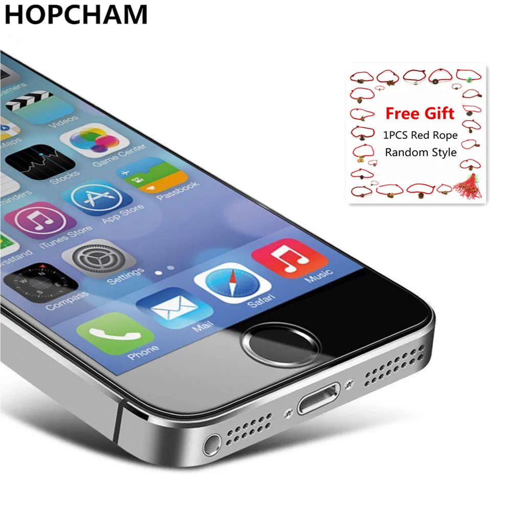 Закаленное стекло для Apple iPhone 5S 5 SE 5C защита экрана 9H Защита от взрыва защитная