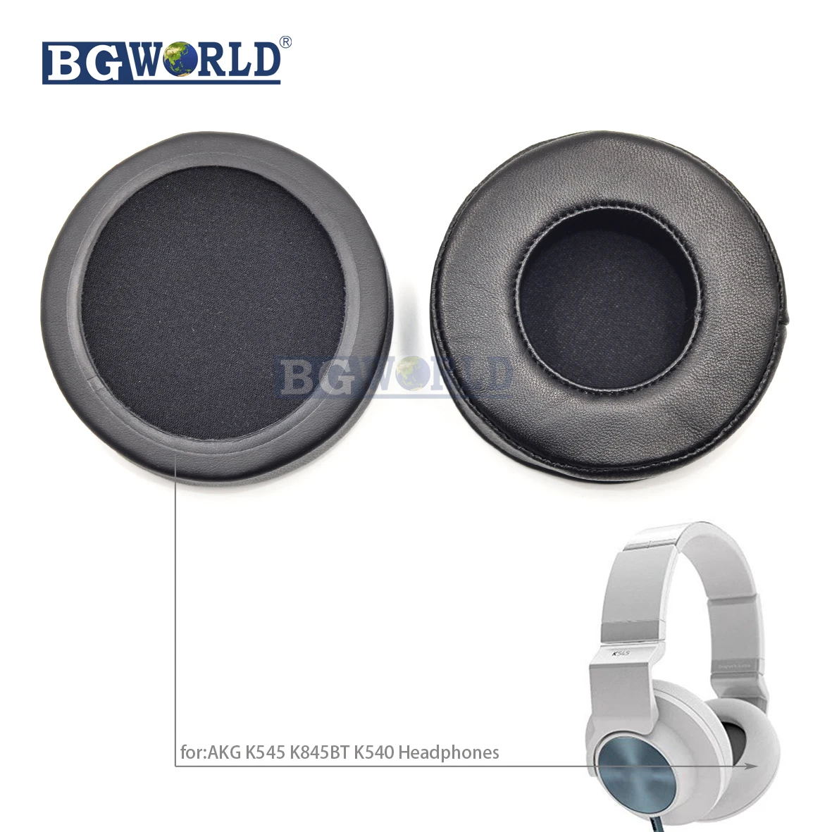 Амбушюры BGWORLD амбушюры из пеноматериала натуральная кожа для наушников AKG K545 K845BT