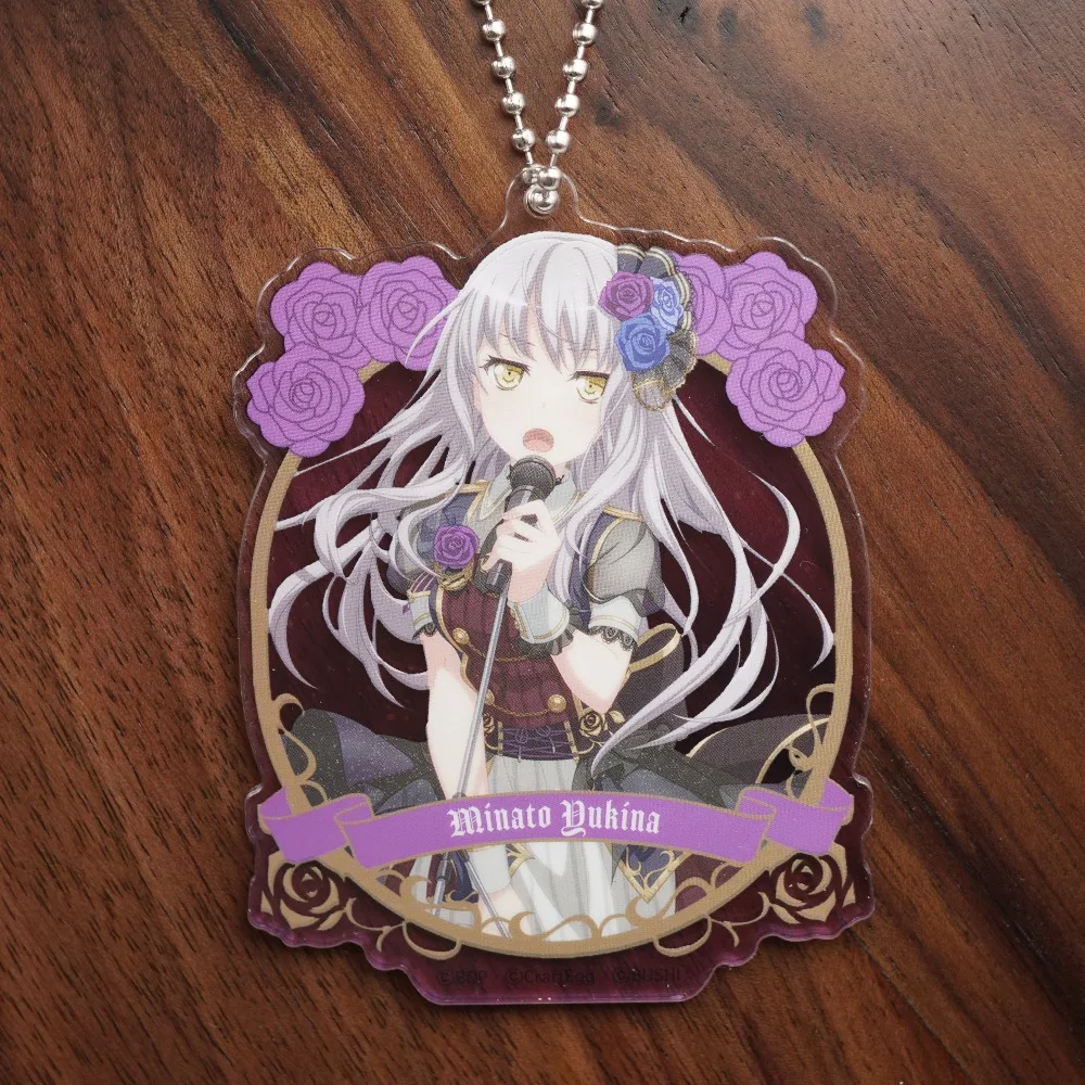 

Bang Dream! Roselia Anime Game Minato Yukina Hikawa Sayo Imai Lisa Udagawa Ako Acrylic Keychain