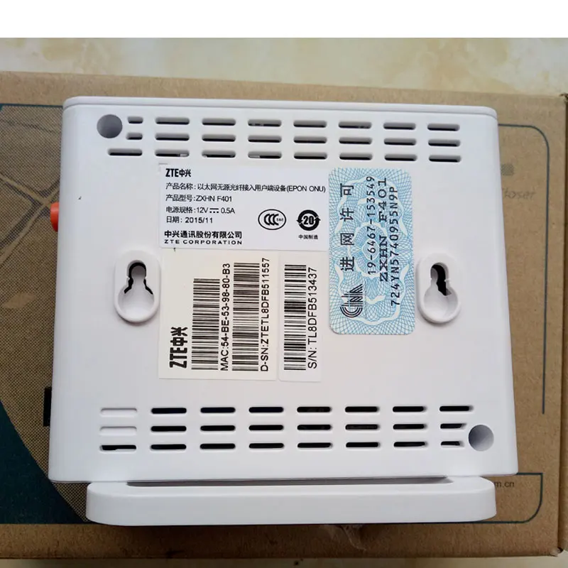 Абонентский терминал ZTE ZXA10 F401 EPON FTTH FTTB FTTX Network один одним Ethernet порт|Оптоволоконное