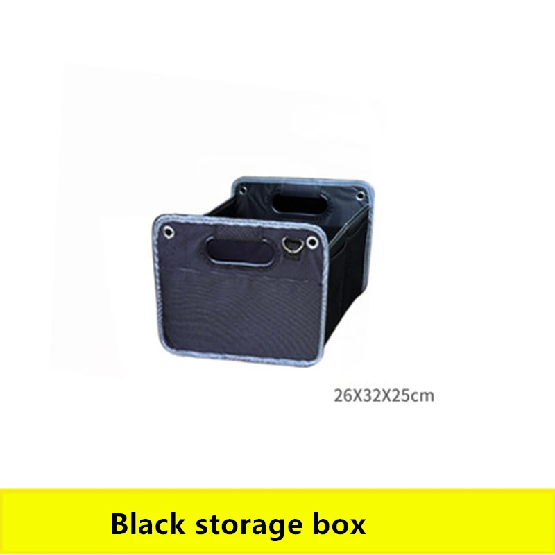 black box Для Smart 450 451 453 Fortwo Forfour автомобильный аксессуар с логотипом, Сетчатая Сумка, складная черная сумка для хранения, сумка из ткани Оксфорд, сумка для хранения - Название цвета: black box