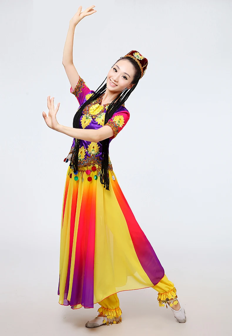 Большие качели Синьцзян Уйгурский в этническом стиле Танцы соло сценические