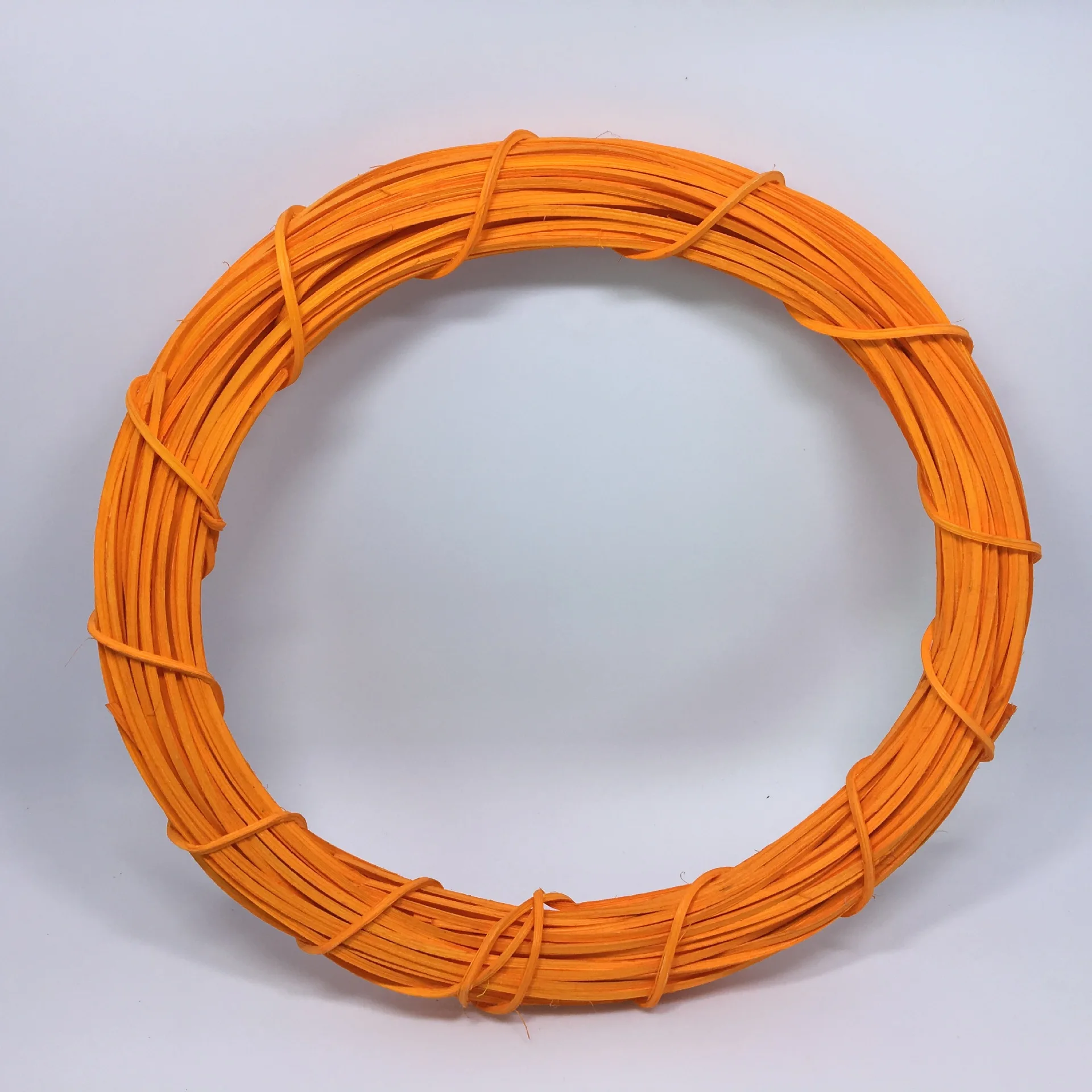 orange 1 шт. разноцветное свадебное декоративное кольцо из ротанга Рождественский Декор украшение для дома для домашней вечеринки на день рождения украшения Детский круг - Цвет: orange