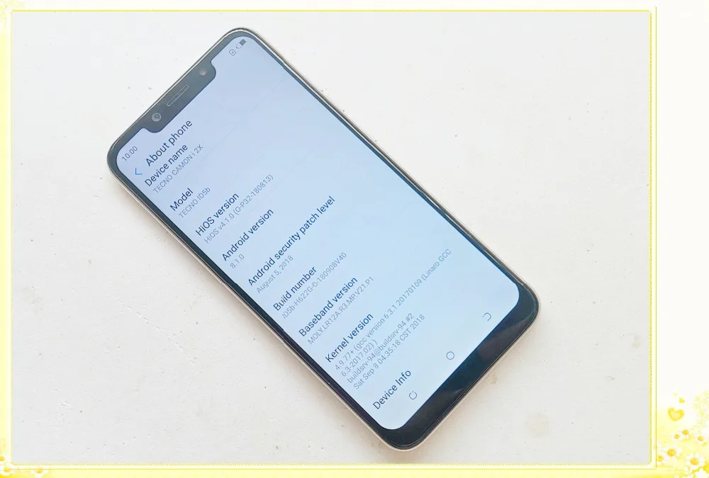 Сенсорный ЖК гибкий кабель Camer рамка для Tecno Camon i 2X ID5B