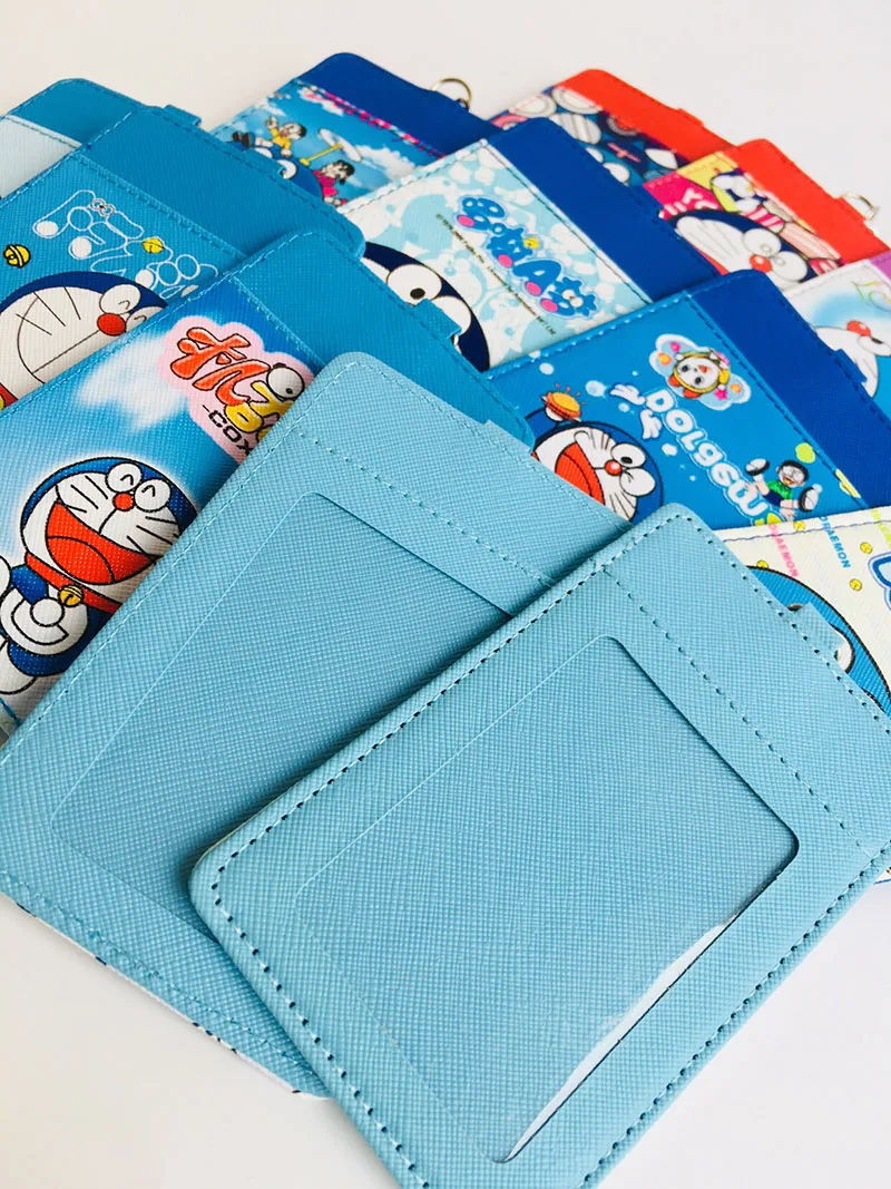IVYYE 1 шт. Doraemon аниме плюшевый держатель для карт PU мультфильм Кредитные ID Сумки монета автобус карта кошелек малыш девочки подарки на день рождения Новинка