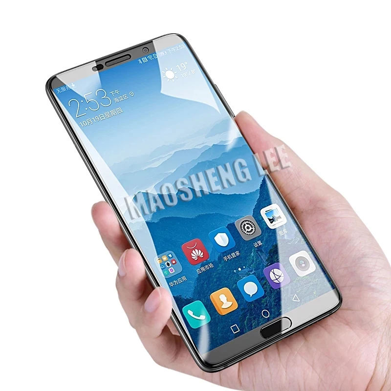2 шт. закаленное стекло для Huawei Mate 10 / Pro защита экрана анти Blu Ray Защитная пленка mate