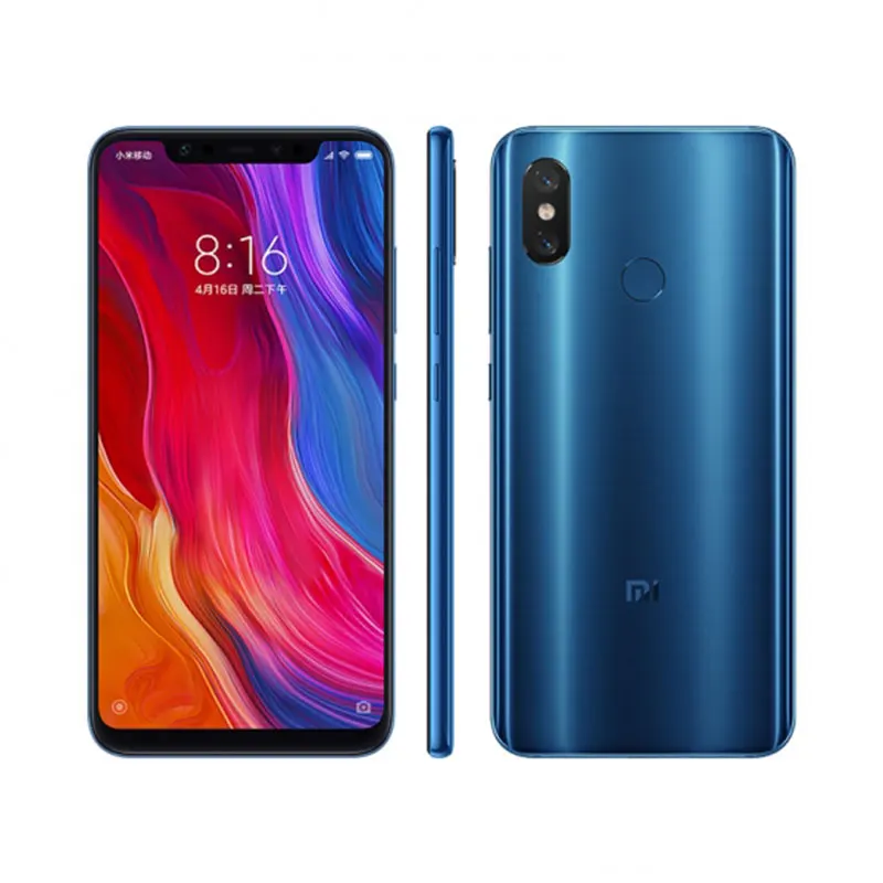 Оригинальный Xiaomi mi 8 6 ГБ оперативная память 64 Встроенная Snapdragon S845 Octa Core мобильный