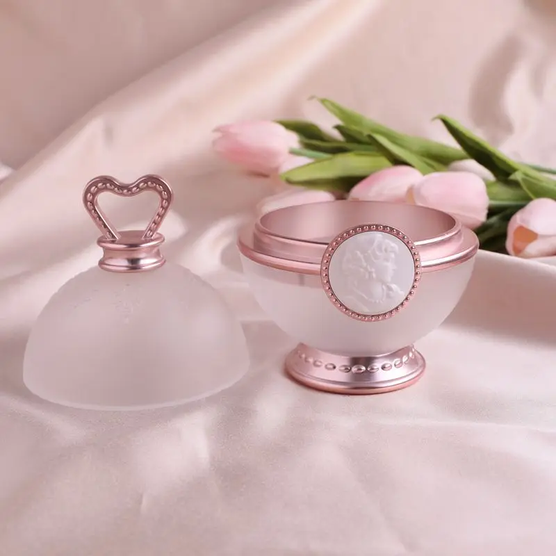 Горшок для щек LesM Laduree лица цветные розы розовое золото и косметический контейнер