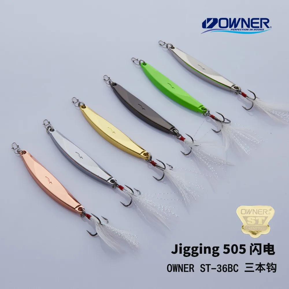 YAPADA Jigging 505 lightning 10 г/15 г усиленный тройной крючок 59-64 мм многоцветный