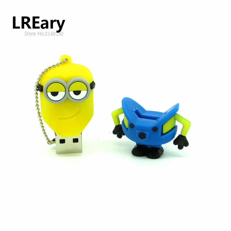 Гадкий я счастливые Миньоны флэш накопитель usb memoria stick pendrive подарочная ручка