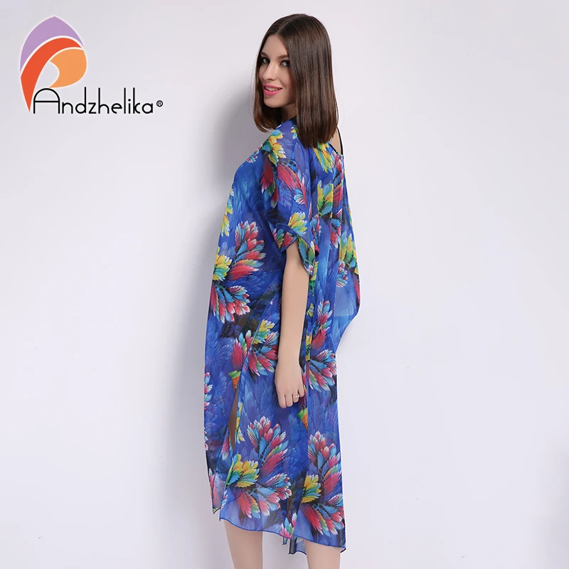 Andzhelika 2017 Новый Пляжная туника Шифон пляж платье Купальники|wear womens|wearing dresswear beach |