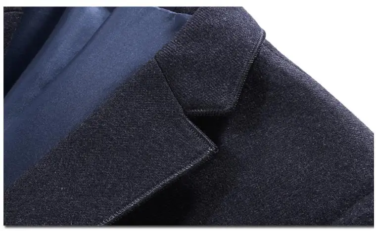 

Batmo 2017 new arrival High quality wool dark gray men's wedding dress,casual suit men,men's Business blazer,plus-size A01