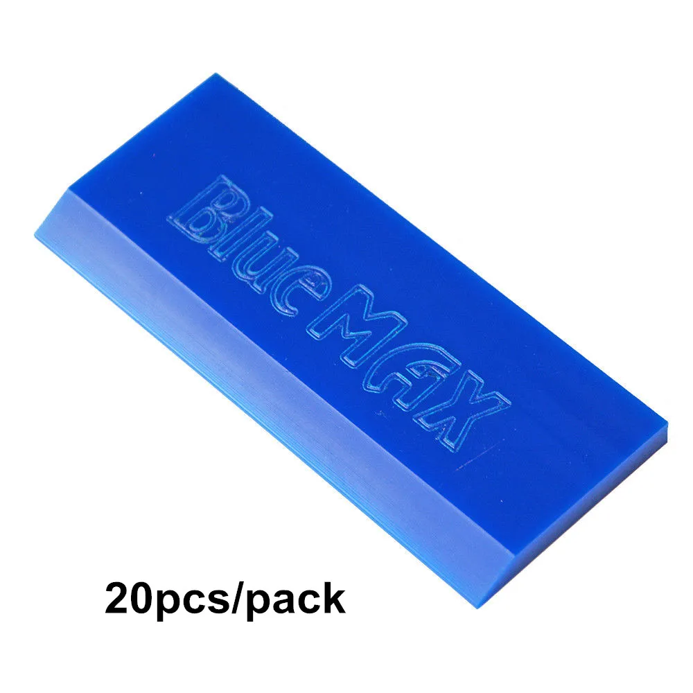 20PCS EHDIS скребок BLUEMAX резиновые полосы запасные лезвия тонировка окна винил автомобиля обертывание инструмент скребок для воды для льда бытовой чистящий инструмент - Название цвета: 20PCS