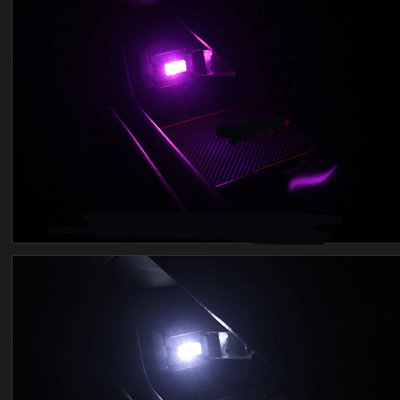 1 Автомобильный USB светодиодный декоративный светильник универсальный для Citroen