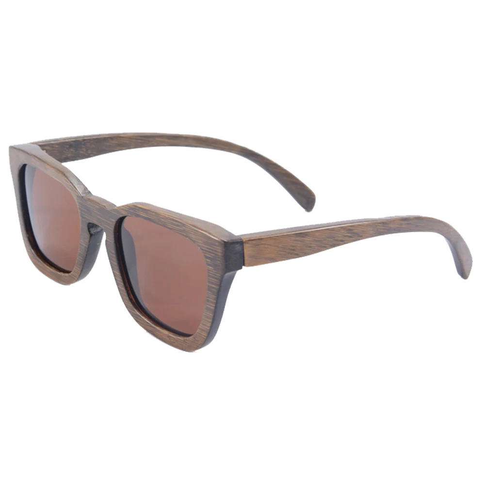 

Солнцезащитные очки с бамбуковыми дужками z6028 для мужчин и женщин, дизайнерские зеркальные поляризационные оригинальные деревянные солнеч...