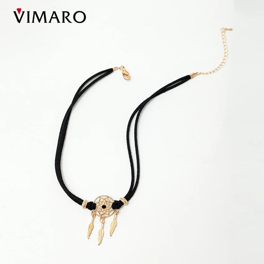Vimaro черные модные Кручёные ожерелья Колье Цепочки и Colar Chocker Рождественский
