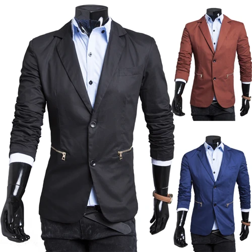 Горячая распродажа 2016 новый ожидаемый причина мужские куртки однобортный