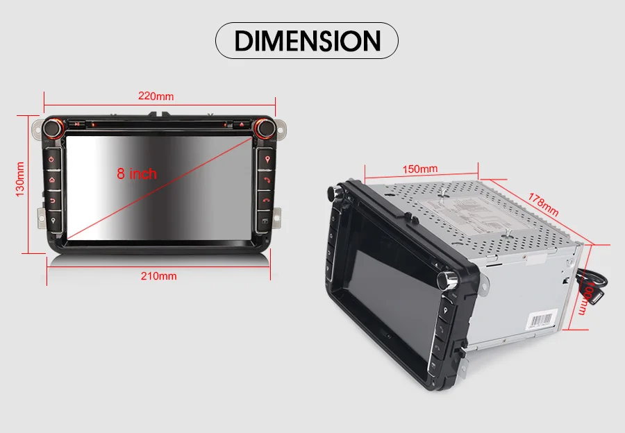 Erisin ES7315V 2 din Android 8,0 Восьмиядерный 4 Гб ОЗУ автомобильный DVD gps DAB для VW Passat CC Polo GOLF 5 6 Touran