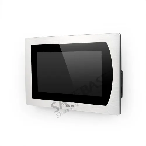 HOMSECUR 7 &quotПроводной Видеодомофон Система Электрический Замок + Ключи Монитор с