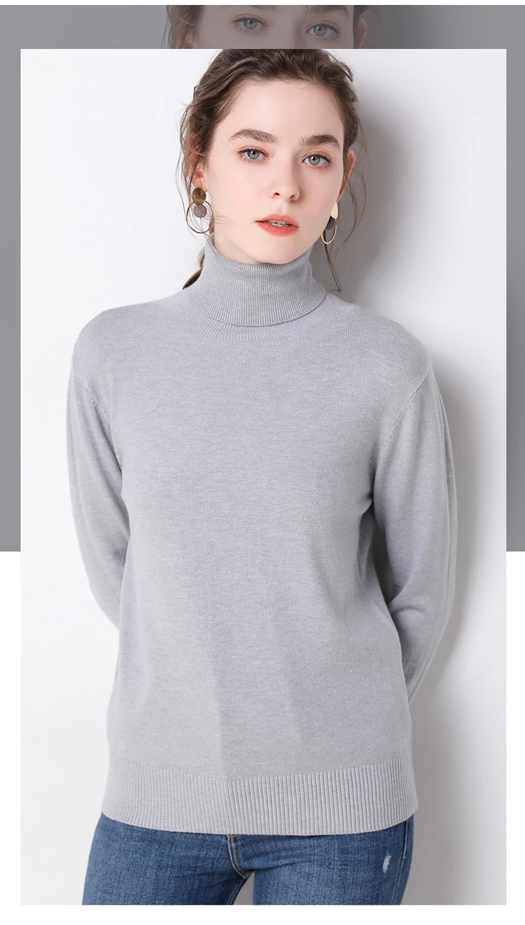 Autumn Winter sweater women turtleneck cashmere sweater knitted pullover women sweter fashion sweaters new Plus Size tops