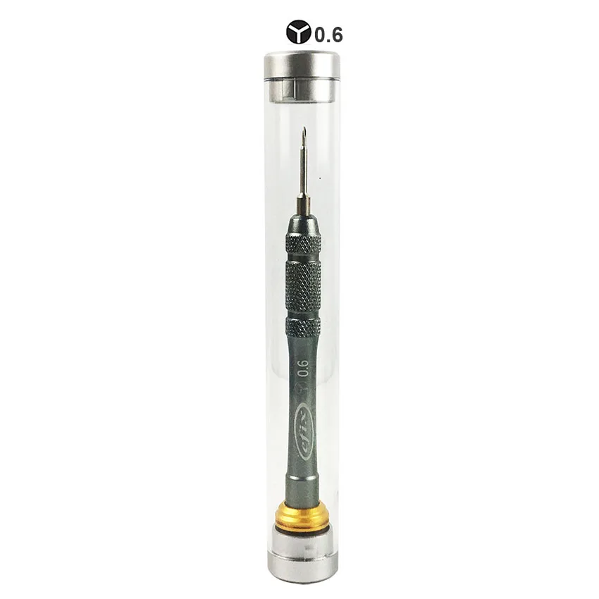 0.6mm Y tip 1 шт. Набор прецизионных металлических отверток для iPhone, samsung, набор инструментов для разборки и ремонта - Цвет: 0.6mm Y tip