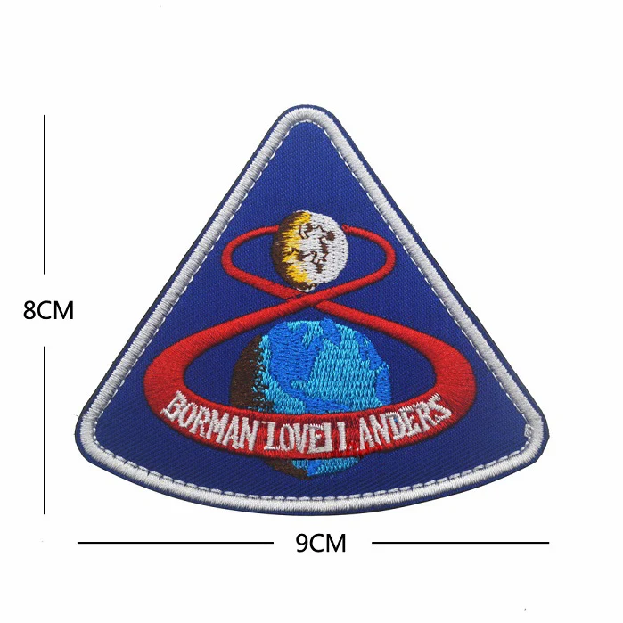 APOLLO Missions Вышивка Патчи астронавт космический корабль эмблемы коллаж США тактический боевой патч наружная нарукавная нашивка наклейки