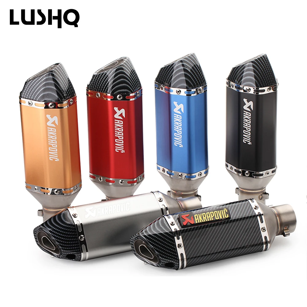Akrapovic выхлопной мотоцикл выхлопной дБ killer для Aprilia Pegaso 650 honda Shadow VT 750 hyosung yamaha tw triumph bonneville