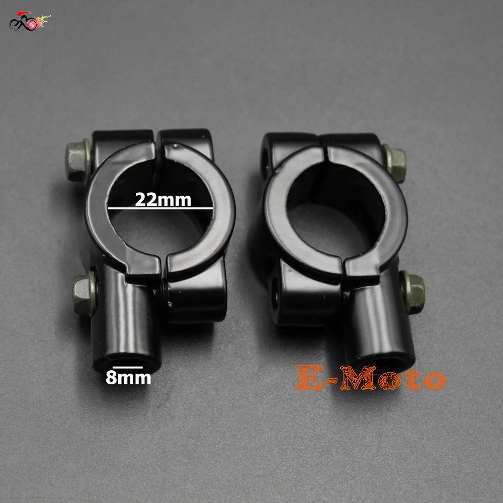 Держатель для крепления на руль мотоцикла 8 мм 7/8 &quot крепление зеркала зажим