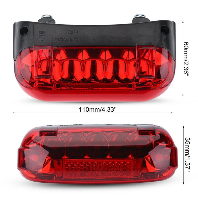 Электрический велосипед светодиодный задний фонарь светильник тормозной