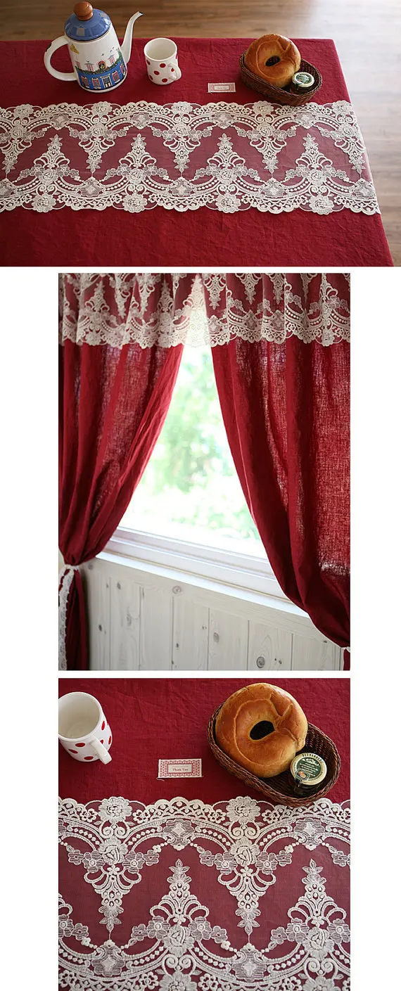 10 метров от белый Винтаж вышитые кружевные газ кружево ткань свадьба кольцо с