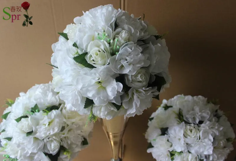 

NEW!!Free shipping!10pcs/lot wedding road lead artificial flower ball wedding table flowers centerpiece flower balls decoration