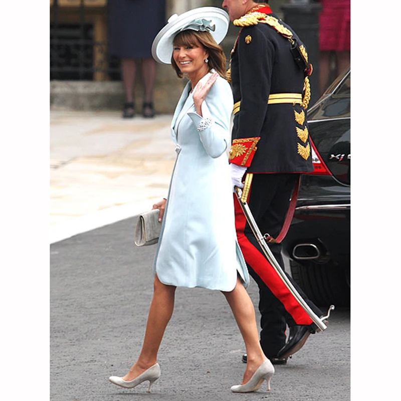 

Fashion Short Mother Dresses Formal Prom Dress With Coat Robe De Soiree