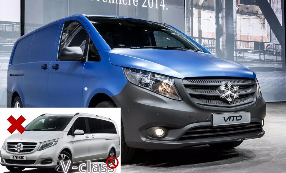 Для Mercedes-Benz Vito W447- внутренняя сдвижная Шестерня отделка рамка 2 шт./компл. автостайлинг аксессуары