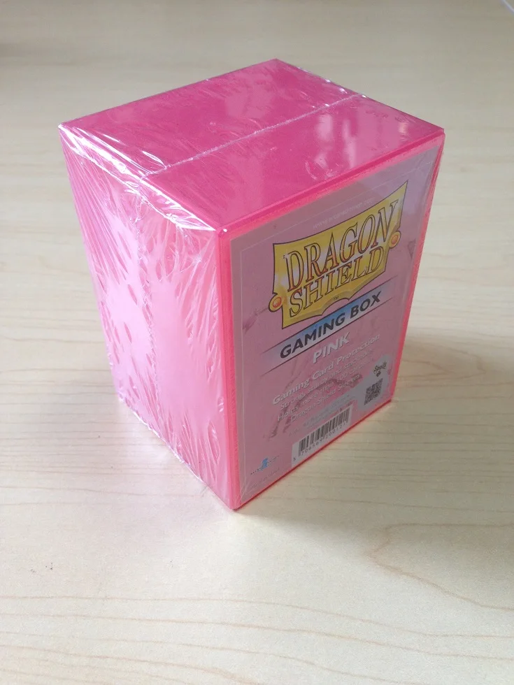 Настольная игровая колода коробка для хранения карт коробка для Yugioh Pokemon MTG большая емкость может вместить карты 100 - Цвет: Лиловый