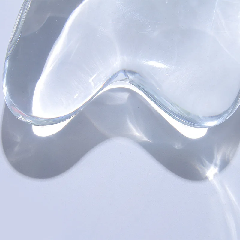 Портативный массажер для лица Инструменты прозрачный кристалл выскабливание