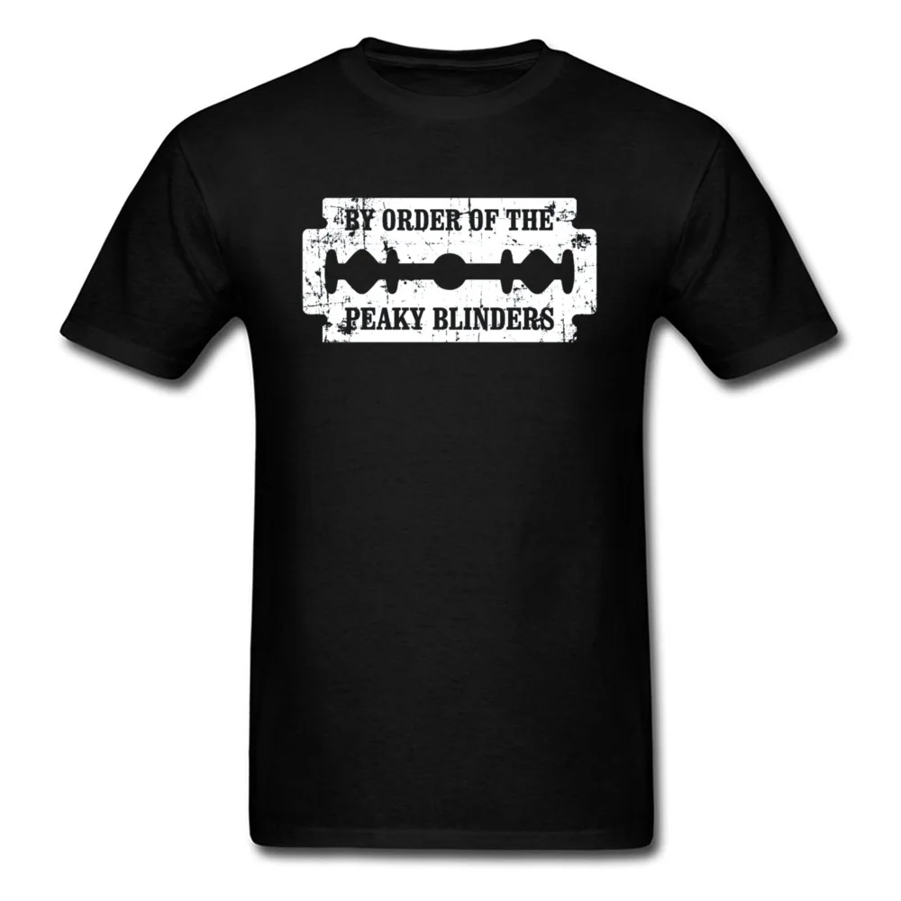 

Cotton T Shirts 2019 Men T-shirt By Order Of The Peaky Blinders Razor Blade Boy Oversized Tops TShirt Crew Neck Labor Day Camisa