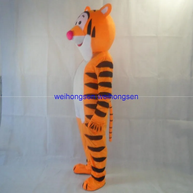 Напрямую с фабрики EVA материал шлем прыгать Тигр талисман костюмы мультфильм