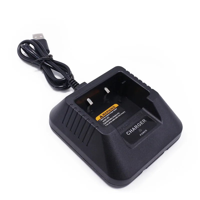 Baofeng UV 5R USB настольное зарядное устройство для 5RE DM Plus li ion CB Радио рация