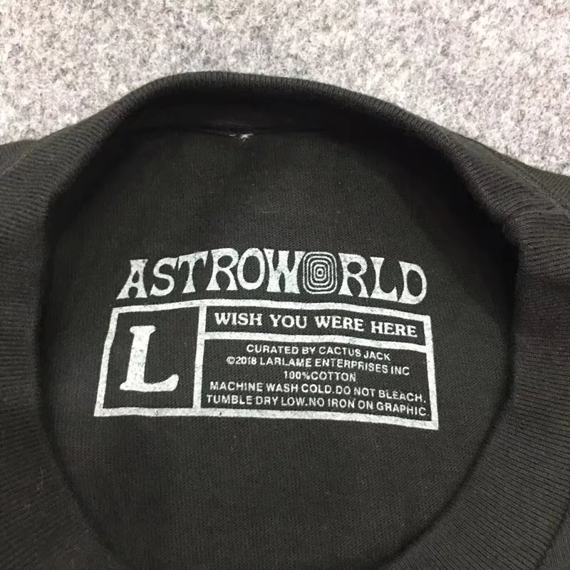 2019 футболка для мужчин и женщин с тревисом Скоттом астромиром 1:1 лучшего качества