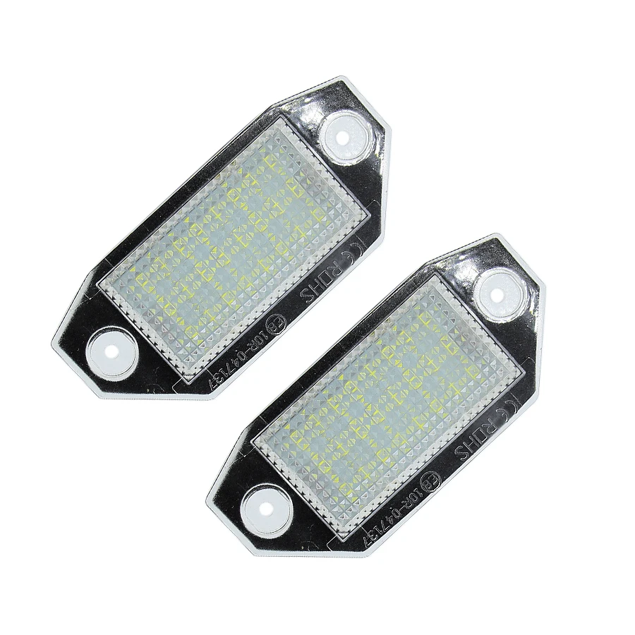2 шт. светодиодный свет лампы для Ford Mondeo MK3 MKIII 2000-2007 12 V 24SMD светодиодный номер Подсветка регистрационного номера лампа