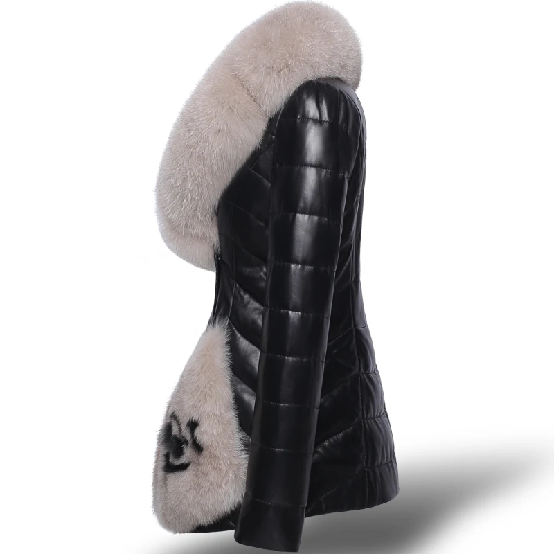 2018 Новинка Лидер продаж Для женщин зимние лисы меховой воротник из натуральной