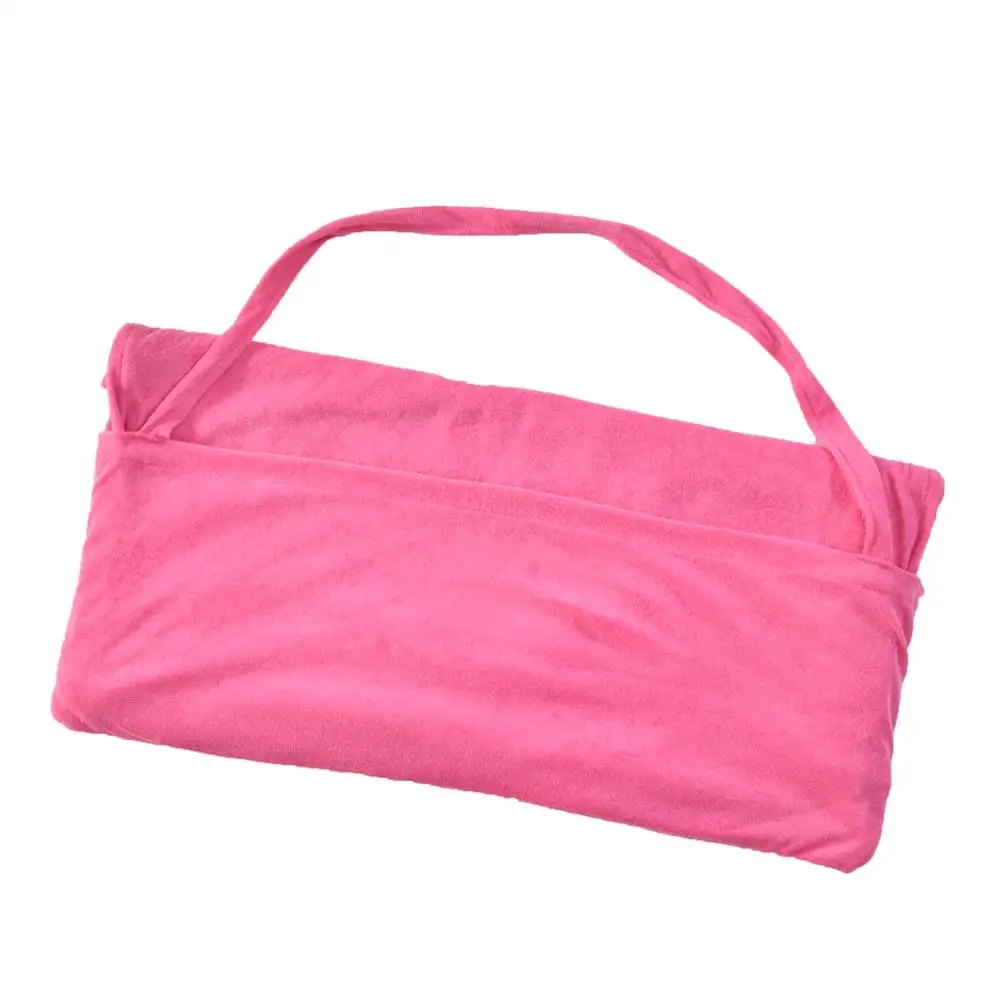 Pink Кресло для отдыха, пляжное полотенце, микрофибра, бассейн для отдыха, чехол для стула с карманом, быстросохнущее кресло, пляжное полотенце - Цвет: Pink
