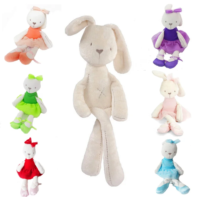 Новый 42 см милые детские мягкие плюшевые игрушки Brinquedos плюшевый кролик спальный